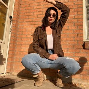 Super soft lined Vintage flannel.